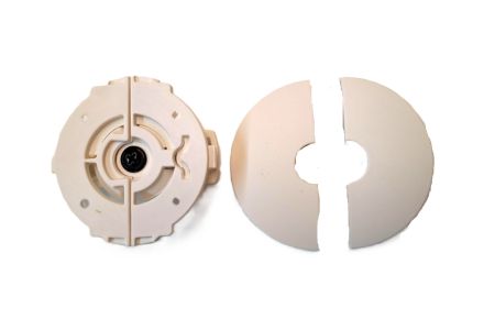 Plissé sluiting creme