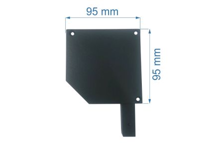 Ritzscreen V599 Zijkapje WIT