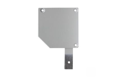 Zijkapje screen 85 x 85 mm grijs zonder as/stift